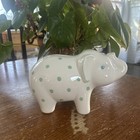 Tiffany   Co Elephant Piggy Bank With Green Dots  Made In Italy