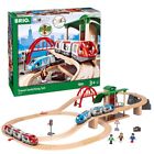 Brio World - 33512 Travel Switching Set   Premium Wooden Train Toy Set With 42