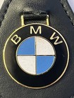 Nice 1970s Vintage N o s  Cloisonn      bmw    Metal Leather Keychain Ring Fob     lqqk