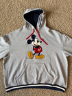 Walt Disney World  Mickey Mouse Sweatshirt Adult Xl Hoodie Pullover Embroidered