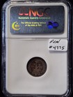 1849 Great Britain Victoria 4 Pence Maundy Silver Coin  925 Ngc Ms63  lot 4775 