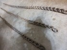 Three  3  55  Antique 19th Century Victorian Iron Fence gate Garden Twist Chains