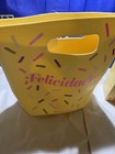 Bath   Body Works Felicidades Rose Gift Basket Set Body Cream   Mist Yellow Bag