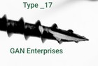 Particle Board Screws 3 4 - 3  Phillips Flat Head Type17 With Nibs  Black Oxide 