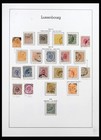 Luxembourg 1852-1895 Overcomplete Used W  Perforations Colours Stamp Collection