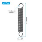 Extension Spring Wire Diameter 0 1   Od 0 7   Length 4 7  Tension Springs 2pcs