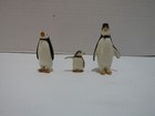 Hagen-renaker Miniture Penguin Family Figurines 3 Pc Set