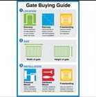 Indoor Pet Extra Wide Adjustable Barrier Pet Dog Gate Walk Thru Baby Kids Safety