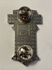 Harley Knucklehead Panhead Patented Enameled Jacket Hat Cap Pin Museum Edition 