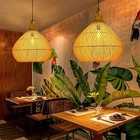 Arturesthome Chandelier Pendant Light Lampshade Hanging Fixture Rattan Woven Us