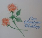 Vtg 1982 Our Christian Wedding Scrapbook Album Unused Fleming H Revell Company