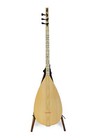 Turkish Long Neck Matt Mahogany Wood Handmade Sazs Baglama - Free Soft Case
