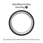 Oura Ring 4 - Smart Ring - Size Before You Buy - Size 11 - Black -  2024 