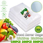 500 Quart Vacuum Sealer Bags 8x12 6x10 Embossed Food Saver Storage Package