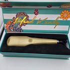 Head Kandy Hair Straightener Gold Glitter Flat Iron Ceramic Styling Iron W  Box