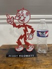 Reddy Kilowatt Electrician Lineman Sign 11    Retro Mascot Figure Desk Decor Gift