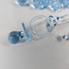 48 Pc Blue It s A Boy Baby Shower Pacifier Necklaces Party Favors 