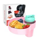Car Seat Snack Tray For Kids  Kids Car Travel Tray With Cup Holder  Toddlers    