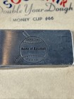 Vintage Souvenir Cooperstown New York    home Of Baseball    Money Clip Alumaline
