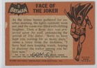 1966 Topps Batman Black Bat Face Of The Joker  9 10k8