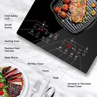 Tyemui 2 Burner Electric Cooktop 110v Plug In  Portable 2000w Infrared Cooktop