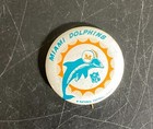 Miami Dolphins Pin Button Pinback  1 1 4  Nfl Vintage Football Retro 1970 s