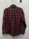 Eddie Bauer Men s Mr  Excavation 3 0 Flannel Shirt Red Black Plaid Nwt Sz S