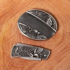 Men s Soaring Eagle Hidden Folding Belt Buckle