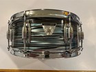 1970 s Vintage Ludwig Standard Blue Strata Snare Drum - Beautiful   Looks New
