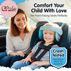 Car Seat Head Support For Toddler - Anti-bobbing Head Holder - Teal
