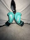 Title Boxing Gel Sparring Gloves - Teal black white Size Medium 10oz