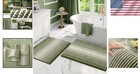 Bathroom Rugs And Mats Sets Absorbent Chenille Non Slip Floor Mats For Bathroom