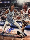 Ja Morant Signed Auto Memphis Grizzlies 8x10 Photo Ai Iverson Bas Coa