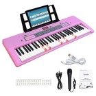 61 Key Electronic Keyboard Piano With Lighted Up Keys  Musical Mini Keyboard 