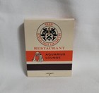 Vintage Admiral Benbow Inn Aquarius Lounge Matchbook Memphis Tn Advertising Full