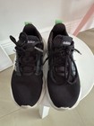 Adidas Cloudfoam Unisex Kids Low Top Lace-up Mesh Sneakers Black White