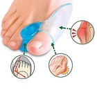 1 Pair Silicone Gel Bunion Toe Corrector Orthotics Straightener Separator Pain