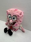 Ty Beanie Baby Spongebob Squarepants Pink Pants Cancer Awareness Plush 3964