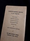 The Erie County Bank Full-service Bank Appointment Pocket Calender 1961