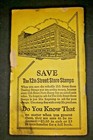 Vintage Chicago 12th Street Store Stamp Book Unused New Old Stock Pb8