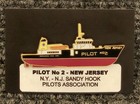 Pilot Boat   2 New Jersey  Enamel Lapel Pin - Sandy Hook Pilots - Great Gifts  