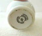 Vintage Royal Worcester Porcelain Egg Coddler Cup Berries Peach Fruit Small