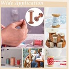 Wooden Spools 6pcs Empty Wood Thread Spools Sewing Bobbins Spools Craft For J   