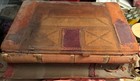 1914 Antique Ledger Book W  Vintage Ephemera Receipts St  Joseph Mo History
