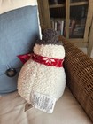 Pottery Barn Archie The Snowman Shaped Pillow New With Tags