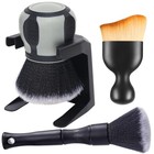 Curveball Detail Brush  Car Ultra Soft Bristles Detailing Brushes  4pcs Gray