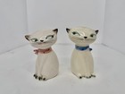 Vintage Mcm 1958 Holt Howard Cozy Kitten Siamese Cat Salt   Pepper Shakers Japan