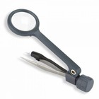 Lighted 4 5x Magnifier With Tweezers