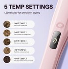 Wavytalk  Steam Sesh Hair Straightener Ceramic Flat Iron Pink New