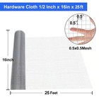 Hardware Cloth 1 2 Inch Chicken Wire Fence Galvanized Welded Cage Wire Mesh